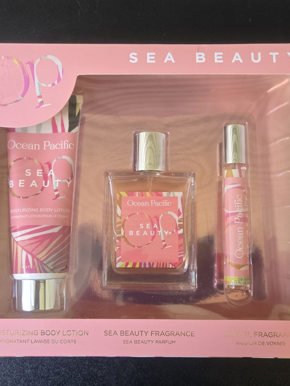 OP Sea Beauty Pink Fragrance & Body Lotion Set